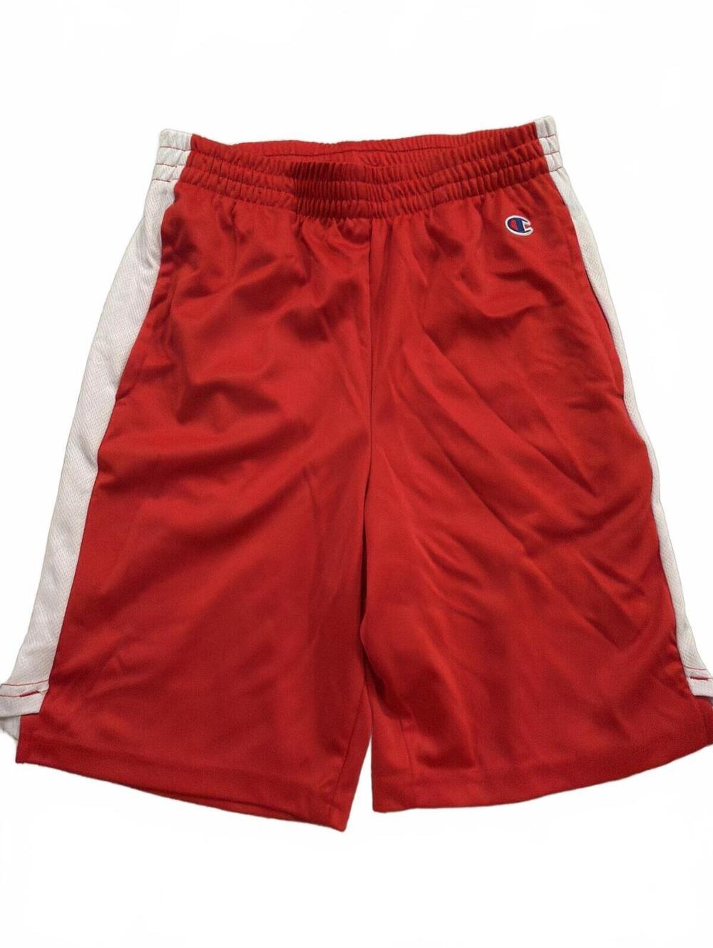 Champion Boys Red Athletic Shorts L